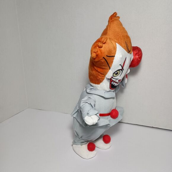 Pennywise Plush Stephen King IT 13" Walking Toy Doll Creepy Carnival Music Clown - Picture 9 of 16